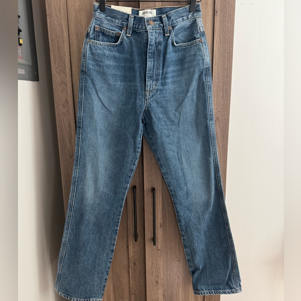 BRAND NEW WITH TAG AGOLDE Pinch Waist High Rise Kick in Placebo SIZE 25